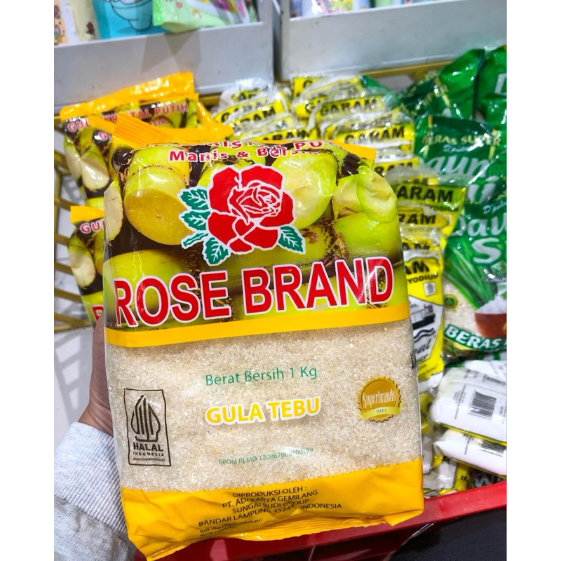 

GULA KRISTAL PUTIH ROSE BRAND