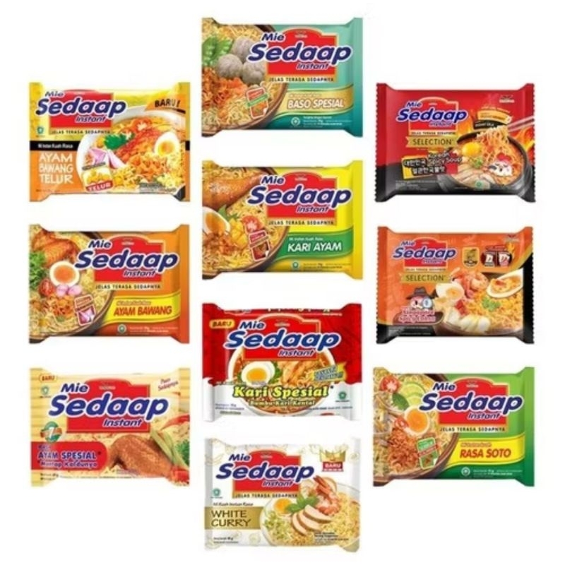 

MIE SEDAAP ALL VARIAN TERLENGKAP