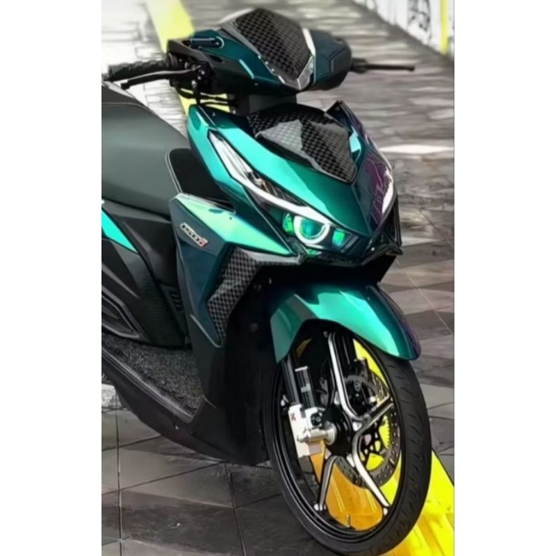 cat warna goblin green berjenis PU/cat motor, cat mobil/automotiv repaint