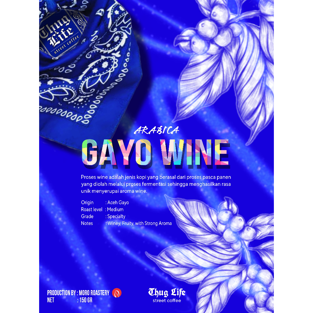 

MORO - Kopi Arabika Gayo Wine Proses - 150 Gram