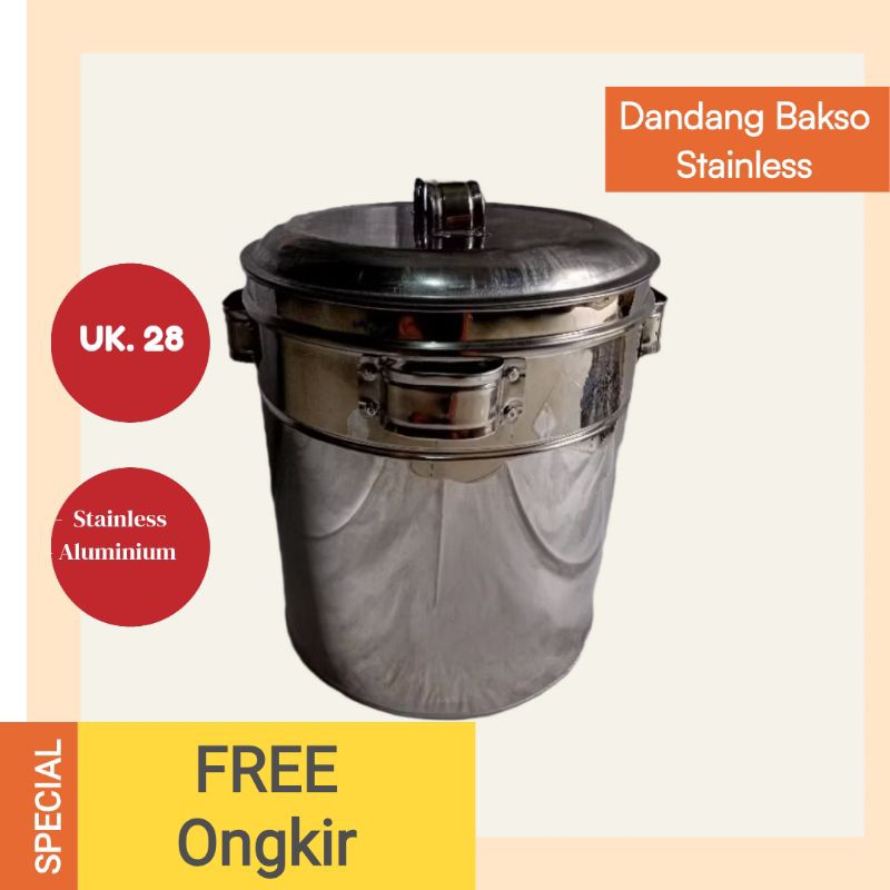 Dandang Bakso ukuran 28 cm Panci Bakso