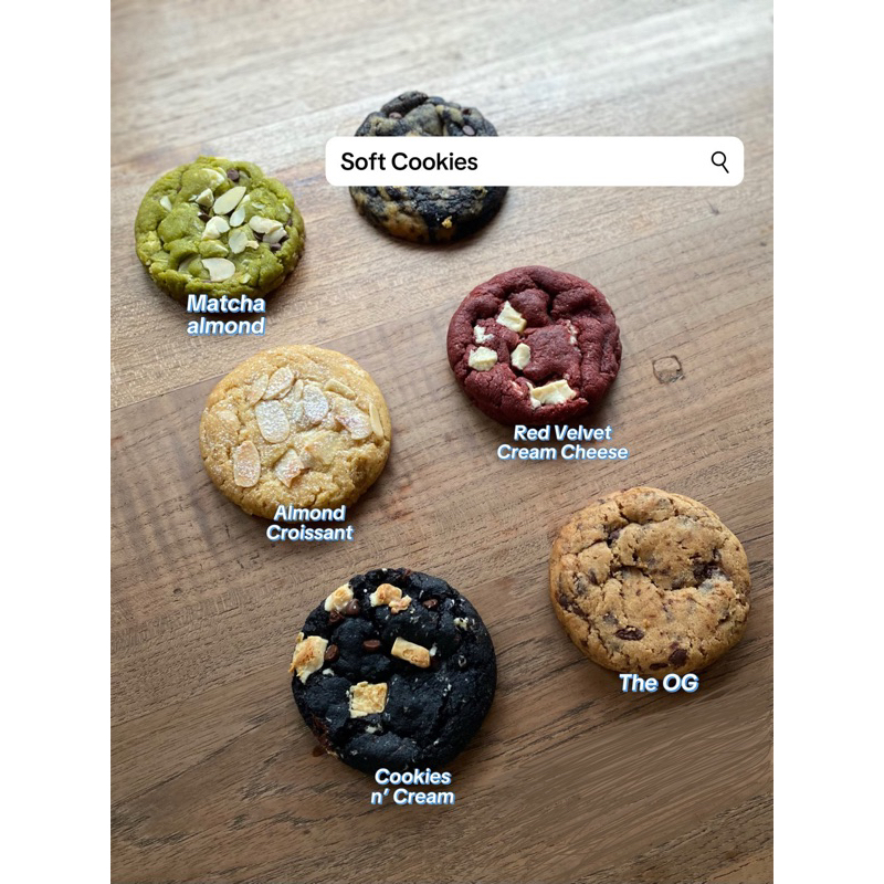 

Soft Cookies (BUY 4 GET 5)