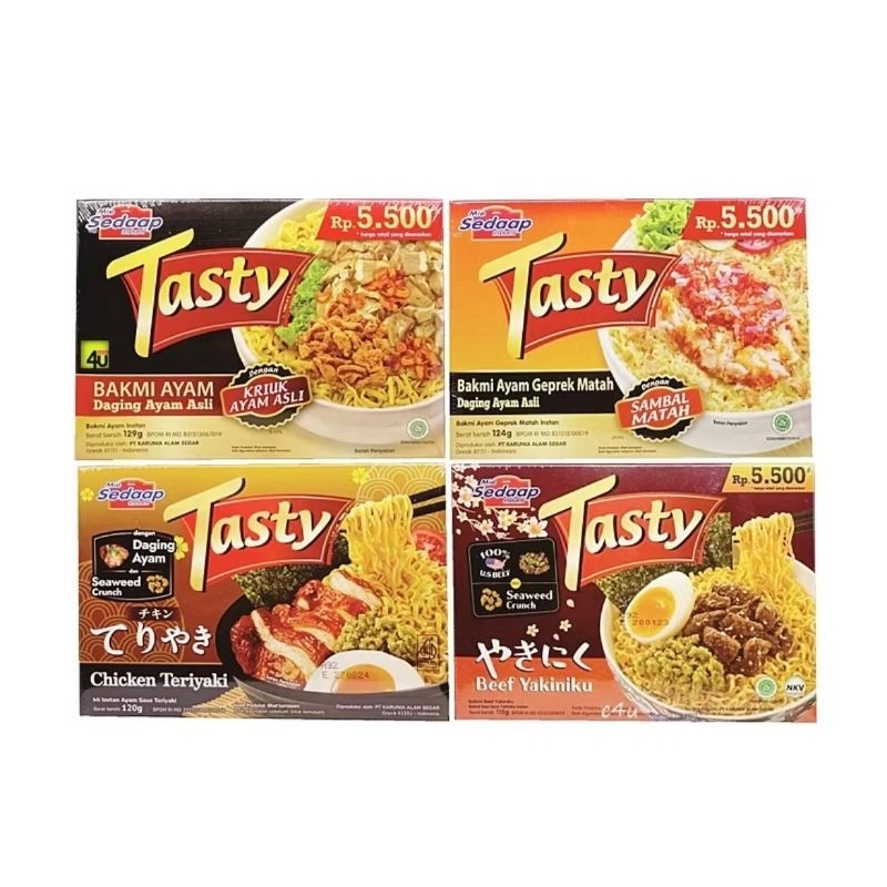 

MIE TASTY BAKM PREMIUM DENGAN DAGING ASLI - ALL VARIANT