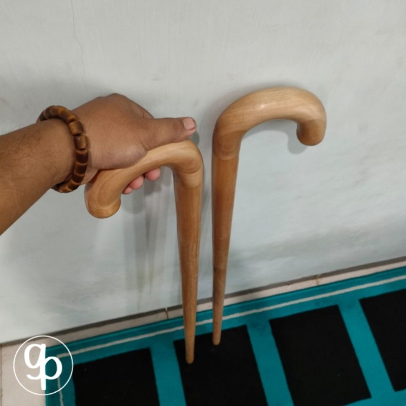 TONGKAT JALAN 1 METER TONGKAT JALAN KAYU CENDANA WANGI