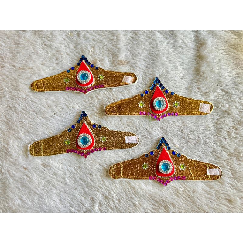 gelang tari/hiasan tangan/gelang tangan/deker plasmen/gelang emas/gelang permata/kombinasi pakaian t