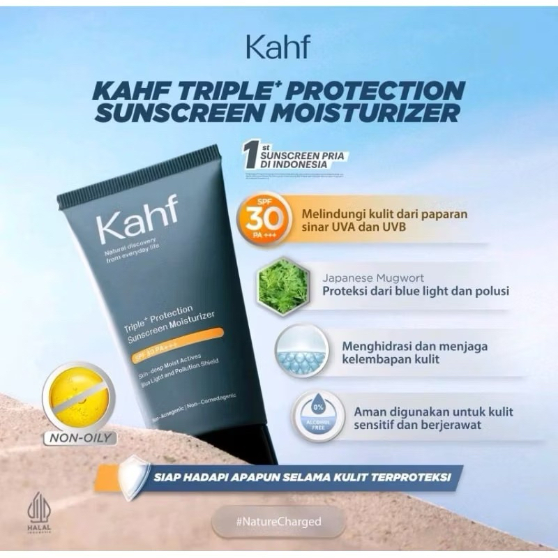 Kahf Moisturizer Sunscreen spf 50 PA+++ Kahf Susncreen Stick