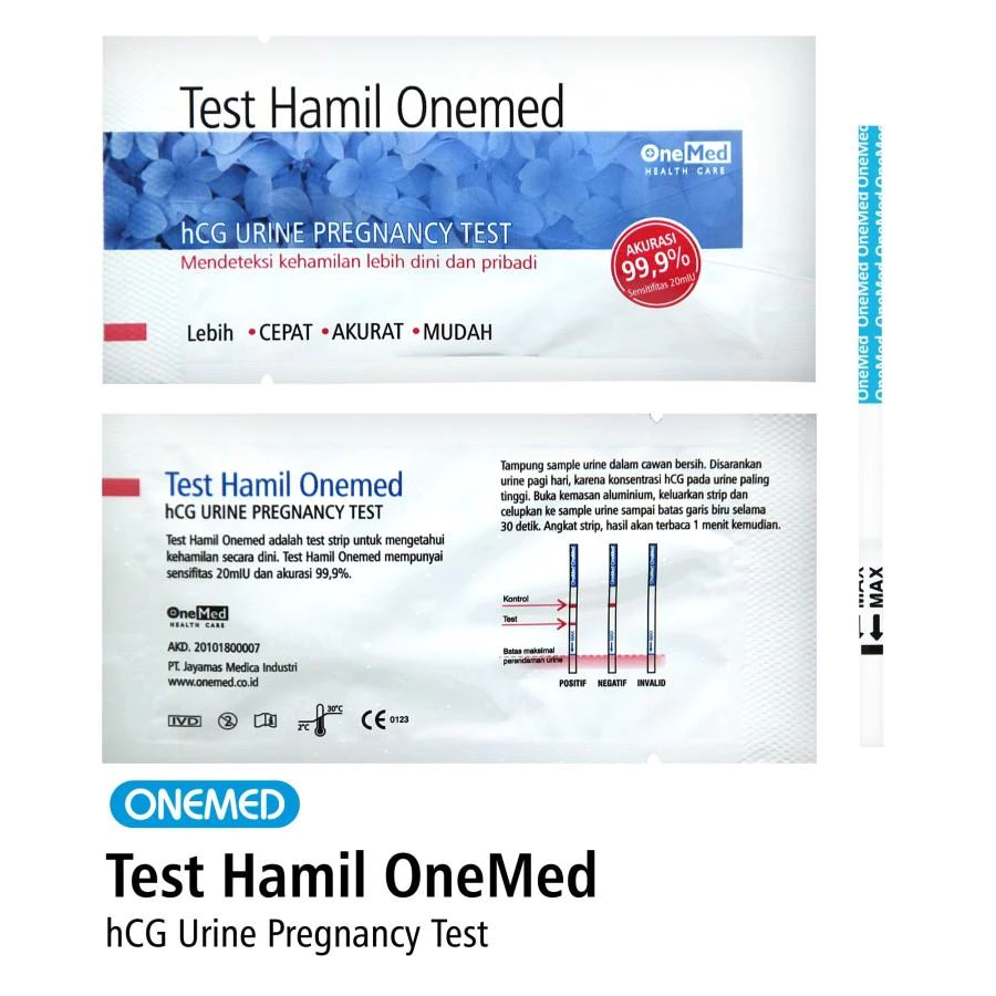 TEST PACK KEHAMILAN ALAT TEST KEHAMILAN ONE MED TEST PACK CEK HAMIL TESPEK KEHAMILAN