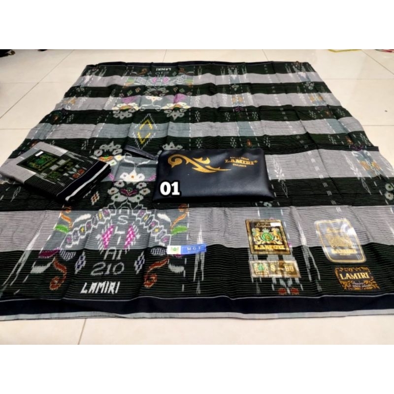 Sarung LAMIRI MS Sutra 50 Motif MGT Jentik Liris Mix