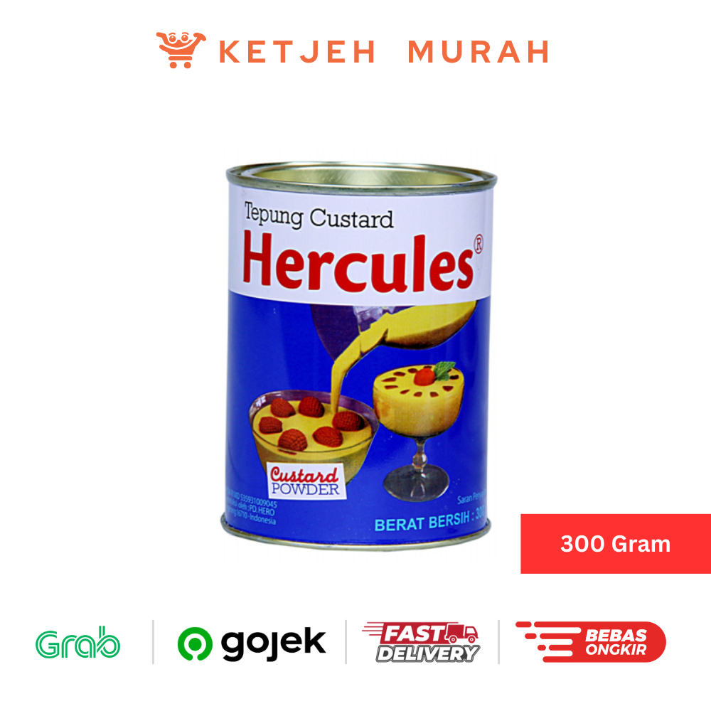

Hercules Custard Powder Tepung Custard Bubuk 300 Gram