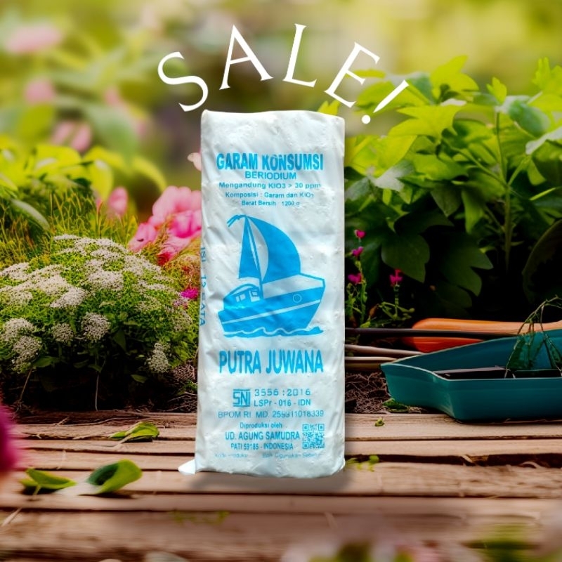 

Garam Bata Konsumsi Beriodium & Berkualitas Putra Juwana - 1200g