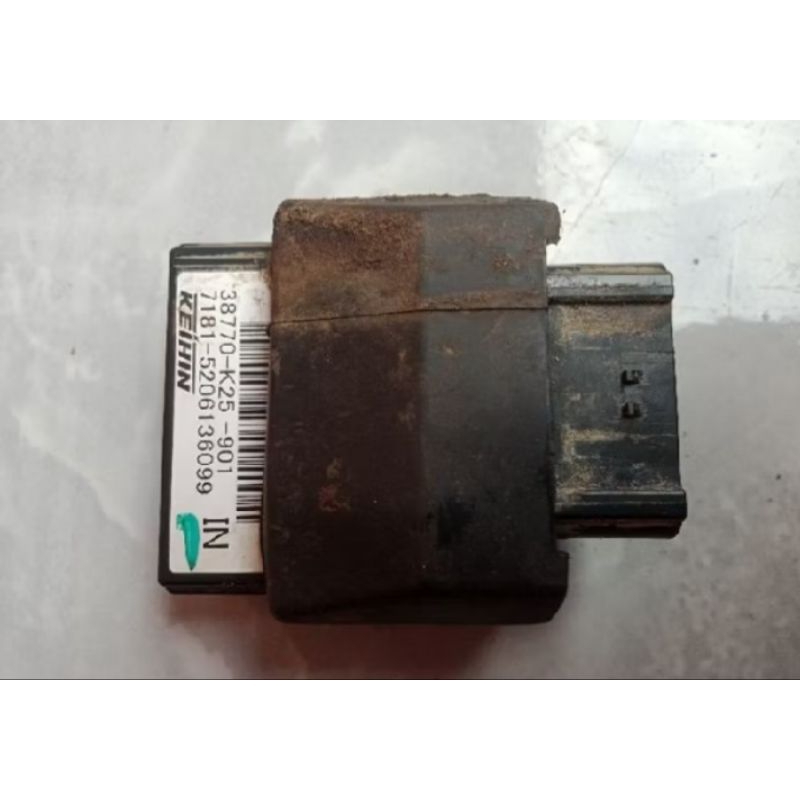 CDI ECU KODE K25 SIAP PAKAI MOTOR HONDA BEAT FI SETATER KASAR THN 2013 2014 BARANG ORIGINAL COPOTAN