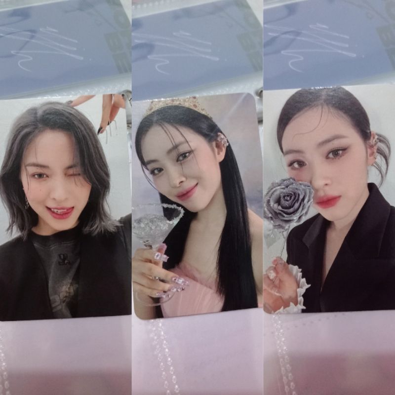 photocard pc official ryujin itzy checkmate cheshire