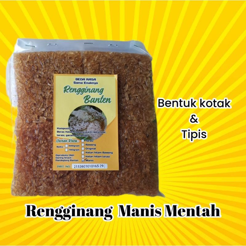 RENGGINANG MANIS GULA AREN KHAS PANDEGLANG