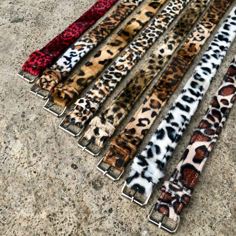 Ikat Pinggang Leopard Belt Leopard Gesper Beber Leopard Sabuk Unisex