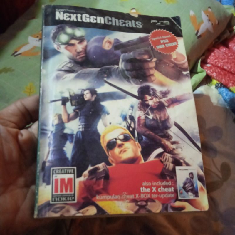 buku Game NextGenCheats PS3 dan SuperCheats V6 PS2, buku original jadul