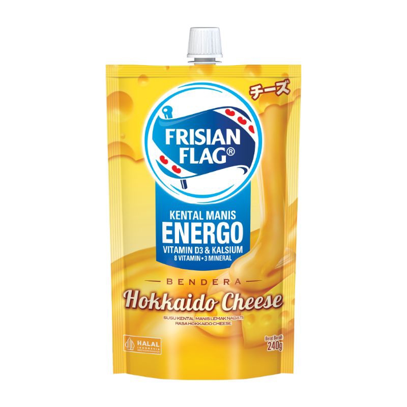 

Frisian Flag Susu Kental Manis HOKKAIDO CHEESE POUCH