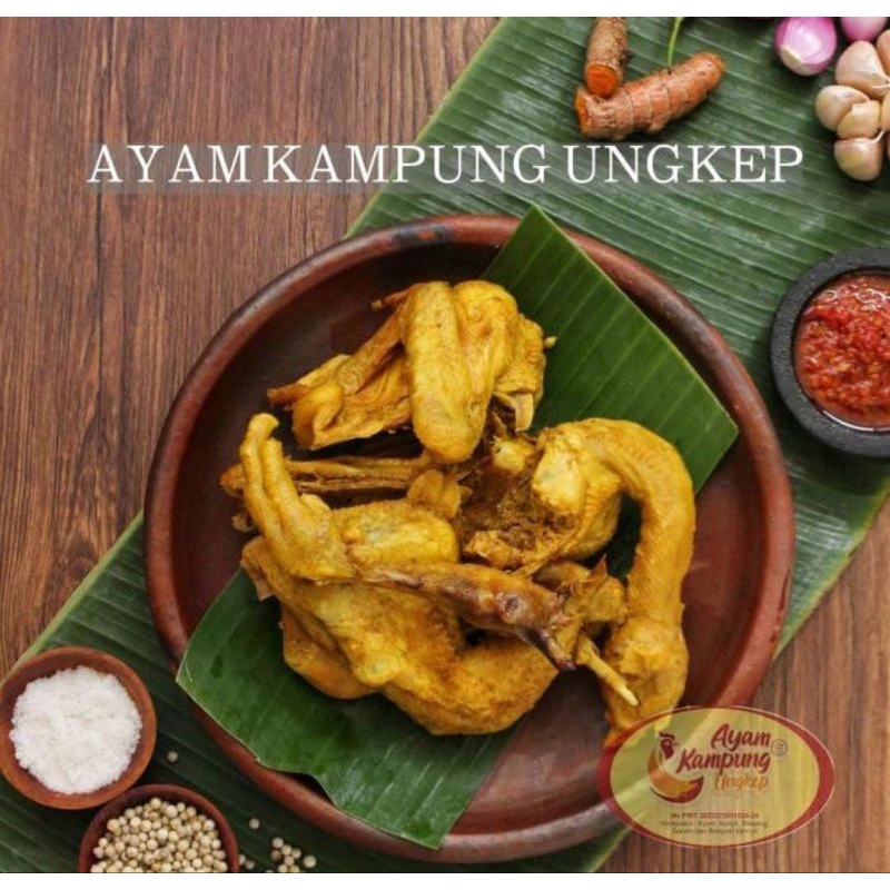 

Ayam kampung Ungkep plus sambal bawang