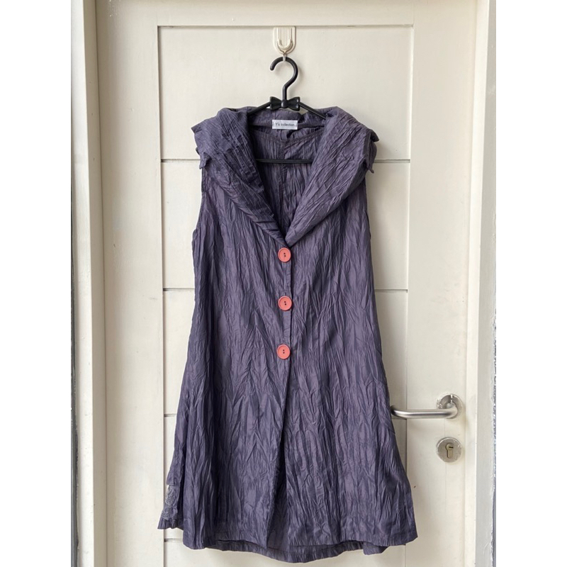 Y’S COLLECTION Yohji Yamamoto Purple Dress/Outer