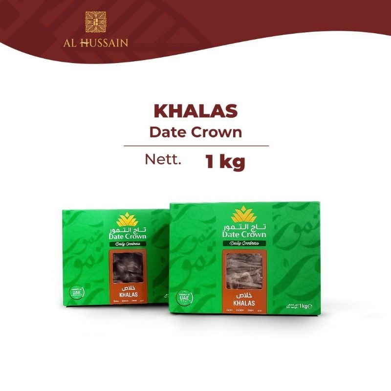 

Kurma Date Crown Khalas 1kg