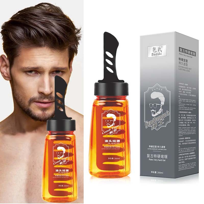 COD Cowok Gel Rambut Sisi 260ml Minyak Rambut Hair Gel Hair Spray Pria Styling Hair Stayling Pria Mi