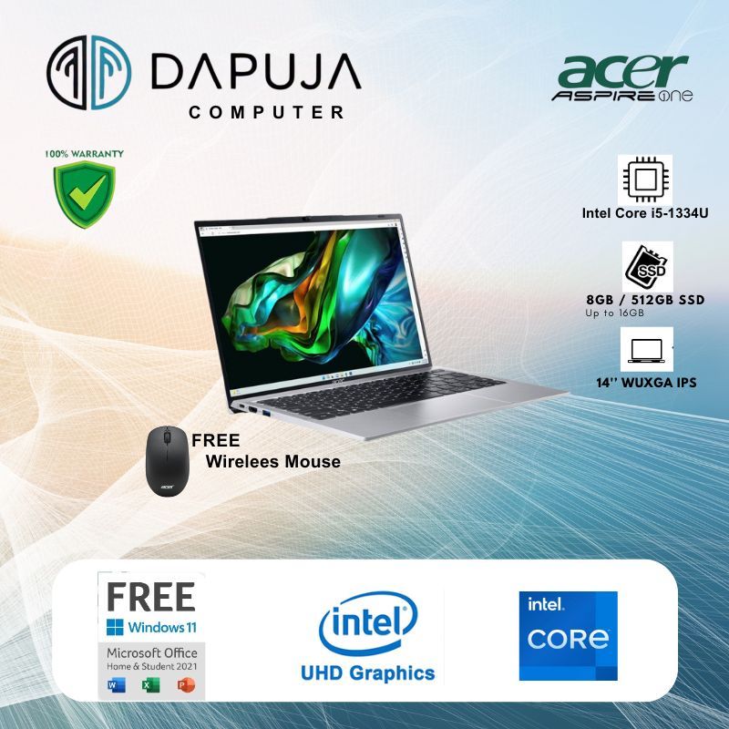 ACER ASPIRE LITE AL14-51M-59YA (Pure SIlver)