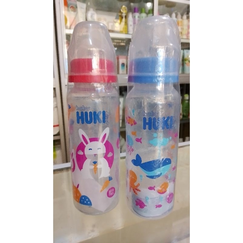 Huki Botol Dot 250ml BPA Free - Orthodontic Nipple