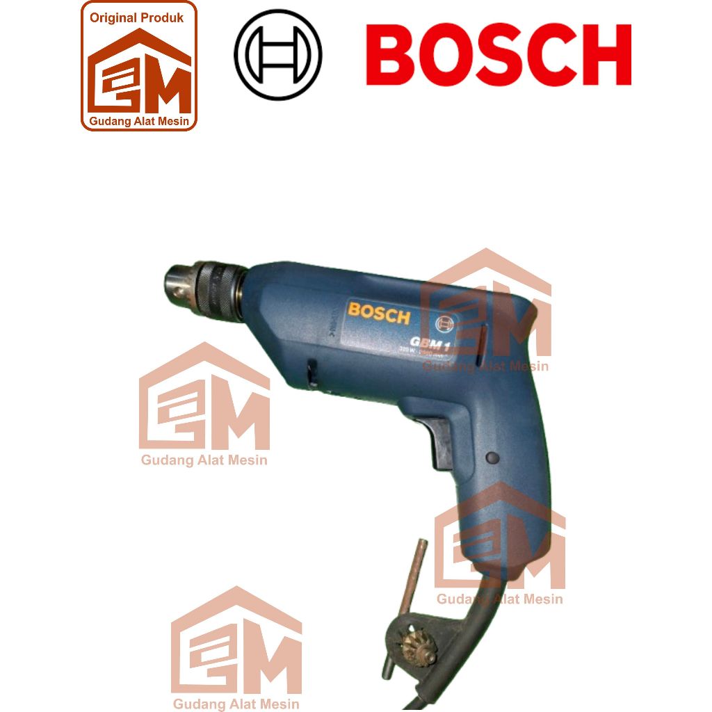 BOSCH GBM 1 mesin bor tembok & kayu/ bor listrik 10mm