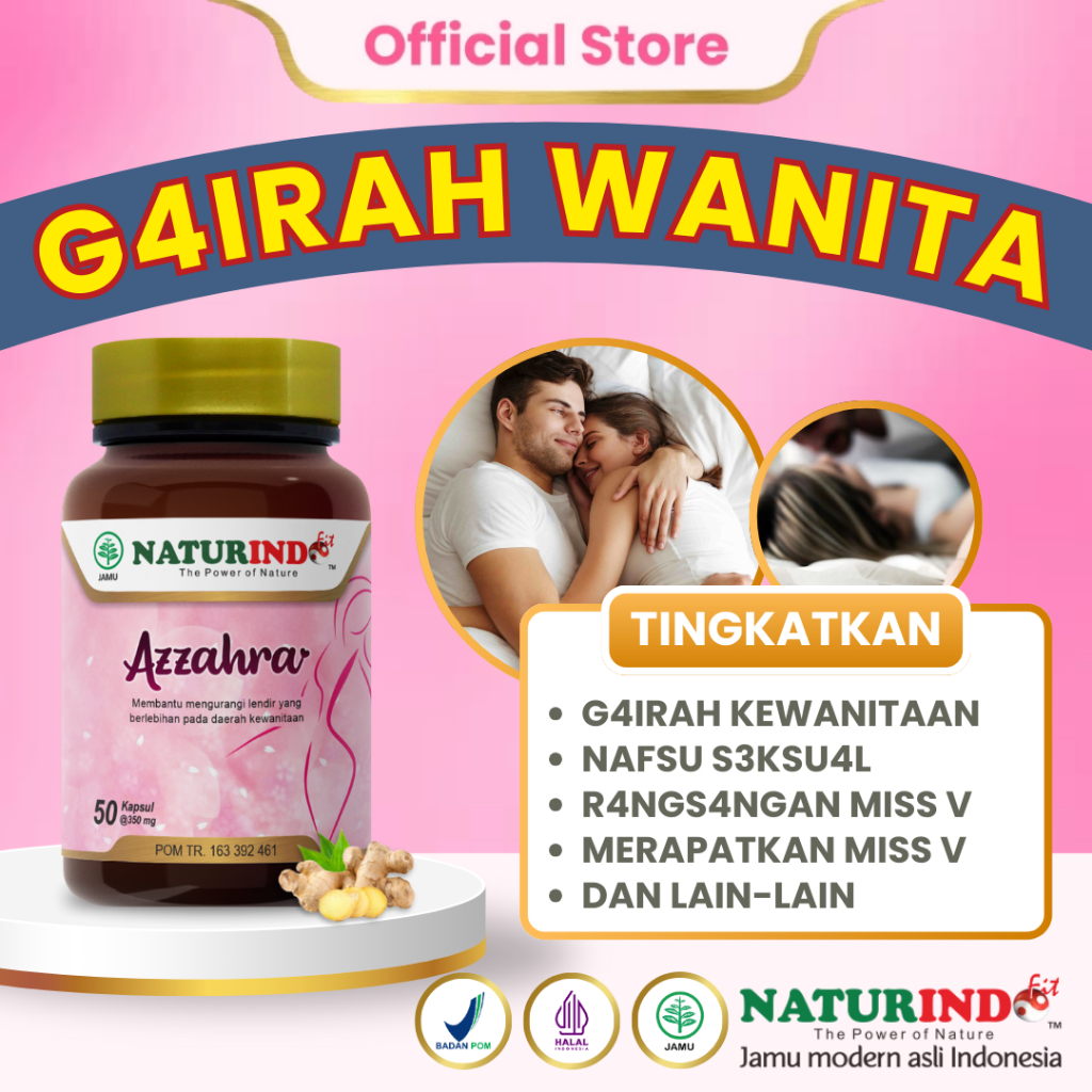 AZZAHRA NATURINDO Suplemen Penambah Gairah Wanita Tingkatkan Stamina Wanita