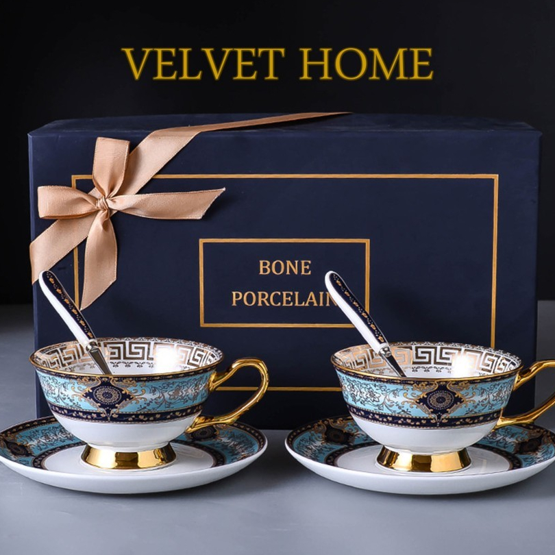 Hampers tea cup premium teacup cangkir gift set porselen porcelain natal lebaran idul fitri ramadan 