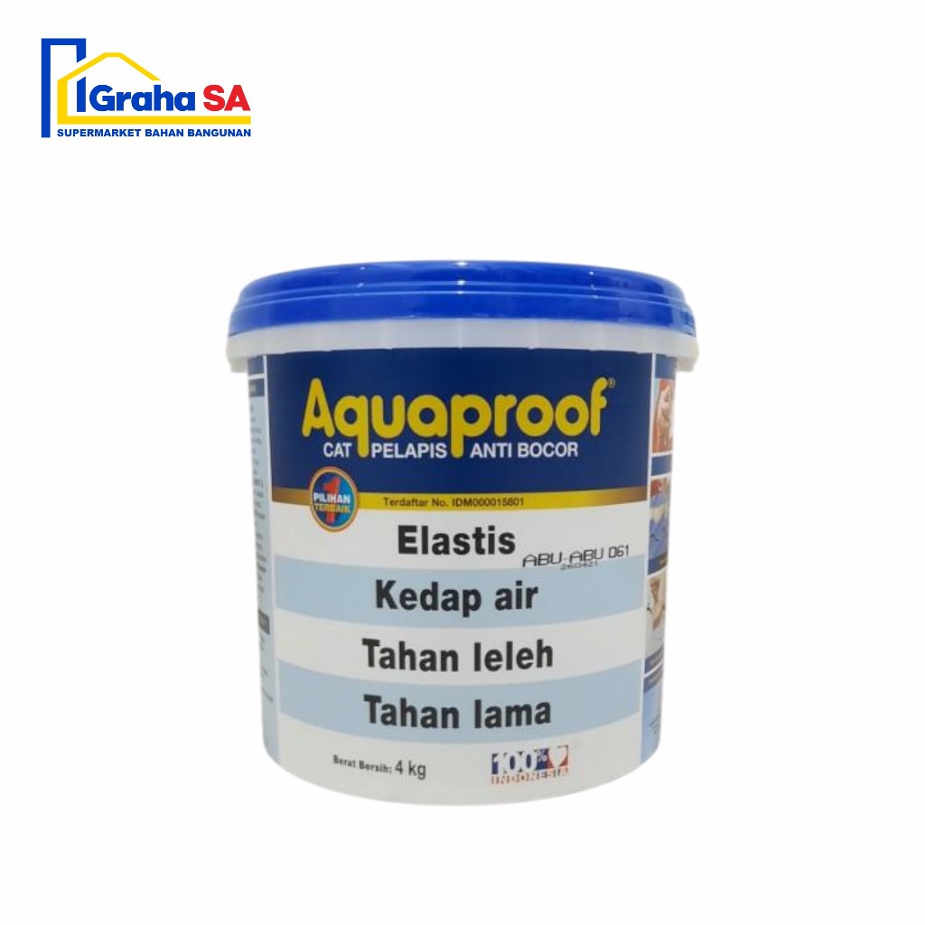 CAT TEMBOK AQUAPROOF 4 KG (TAHAN AIR)
