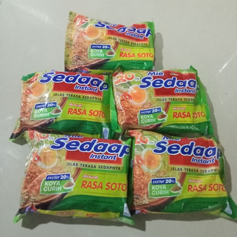 

Mie Sedap rasa soto (5 pcs)