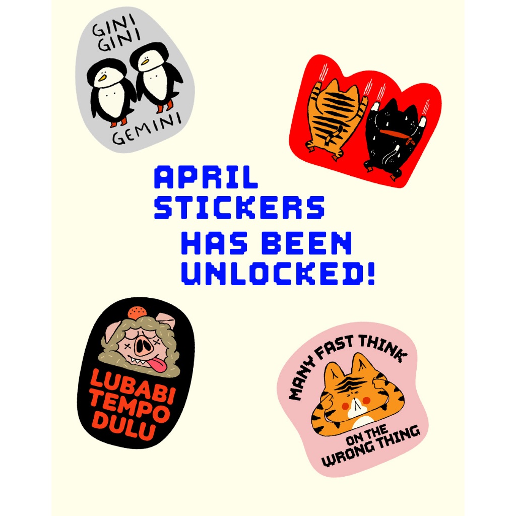 

Vinyl Sticker Edisi April
