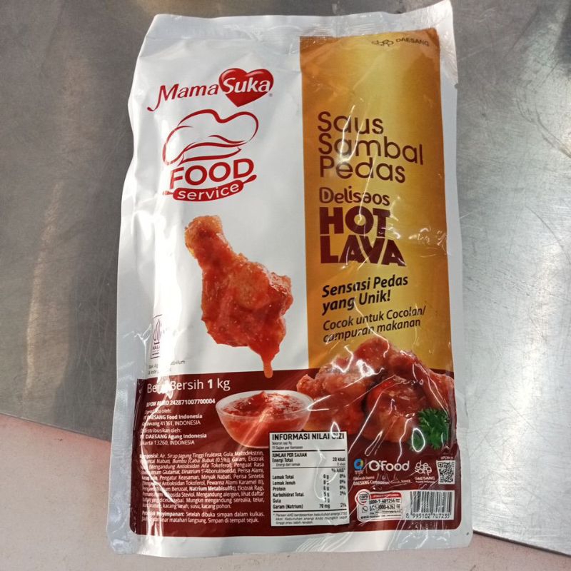 

MAMASUKA DELISASOS Saus sambal pedas d 1kg