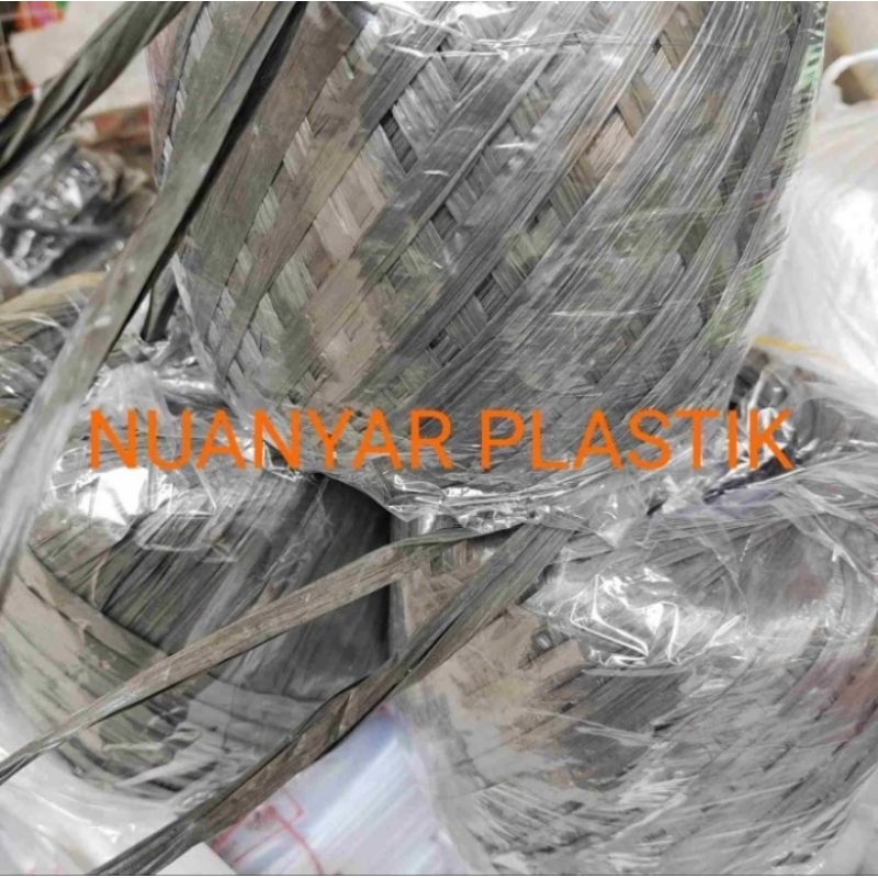 

Tali Rafia warna hitam murah gulungan 1 kg