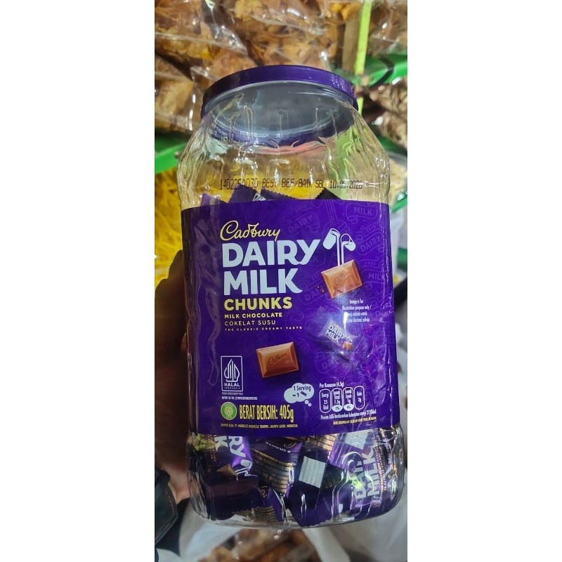 

Coklat Cadbury dairy milk ori 405 g