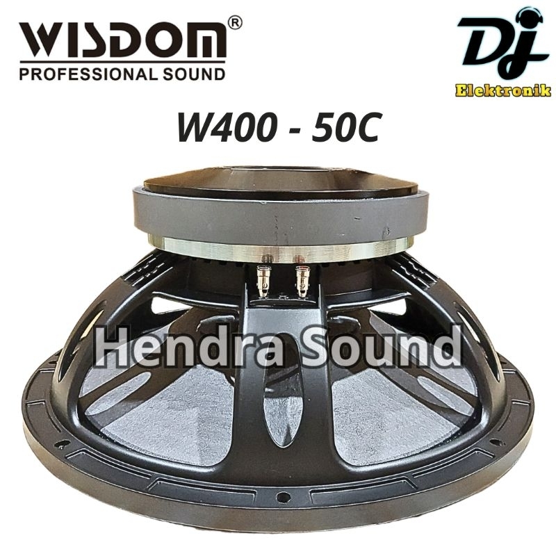 WISDOM W400-50C / W 400 50C - Speaker Komponen (15 inch)