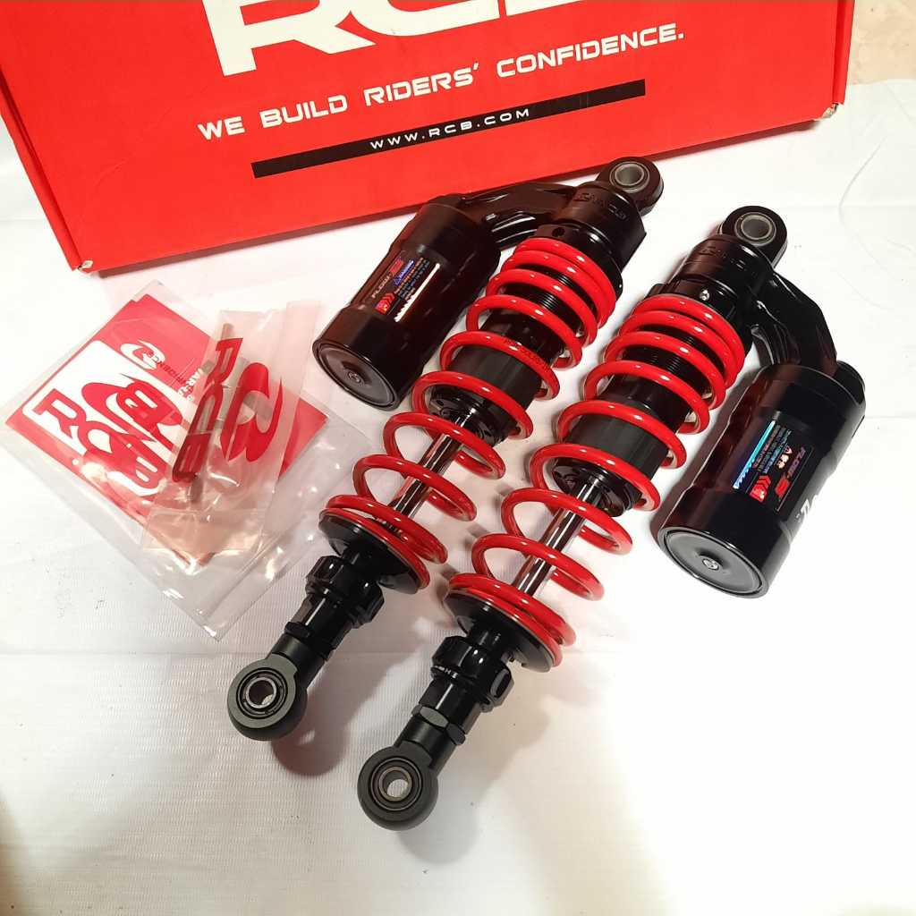 Skok RCB Flow S Series Bebek Universal 335 mm Red tabung Hitam Shock RCB Flow S