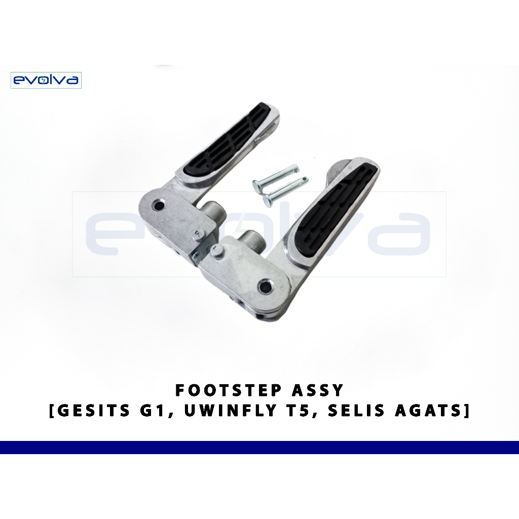 EVOLVA - FOOTSTEP MOTOR LISTRIK GESITS G1, SELIS AGATS  (1SET) UNIVERSAL BISA UNTUK MOSIN
