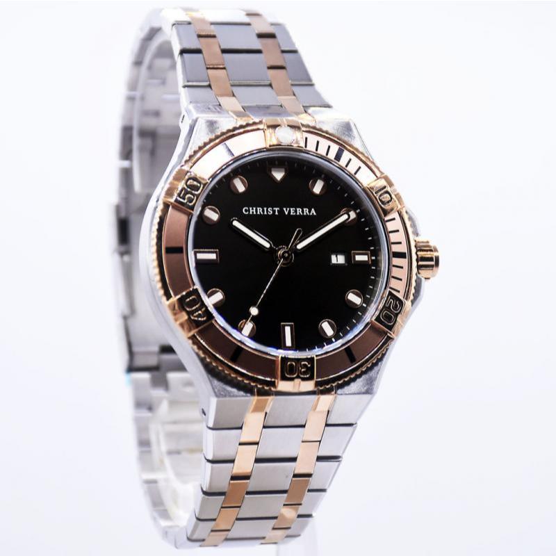 JAM TANGAN PRIA CHRIS VERRA CV 922709G-14BLK