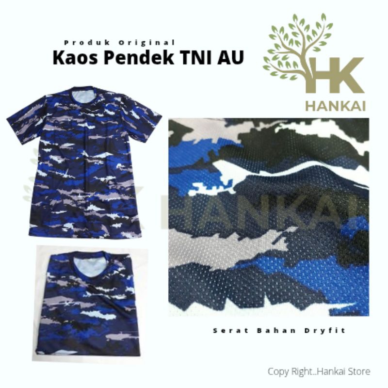 Kaos TNI AU || Kaos Pendek TNI AU || Kaos Loreng TNI AU || Kaos Dryfit