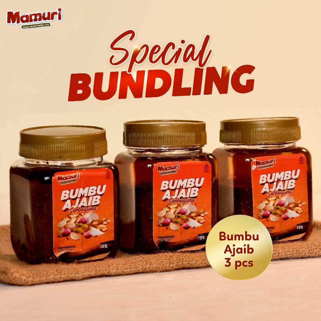 

Mamuri - [Bundling] Bumbu Ajaib Serbaguna 1001 Masakan Bumbu Masak Halal