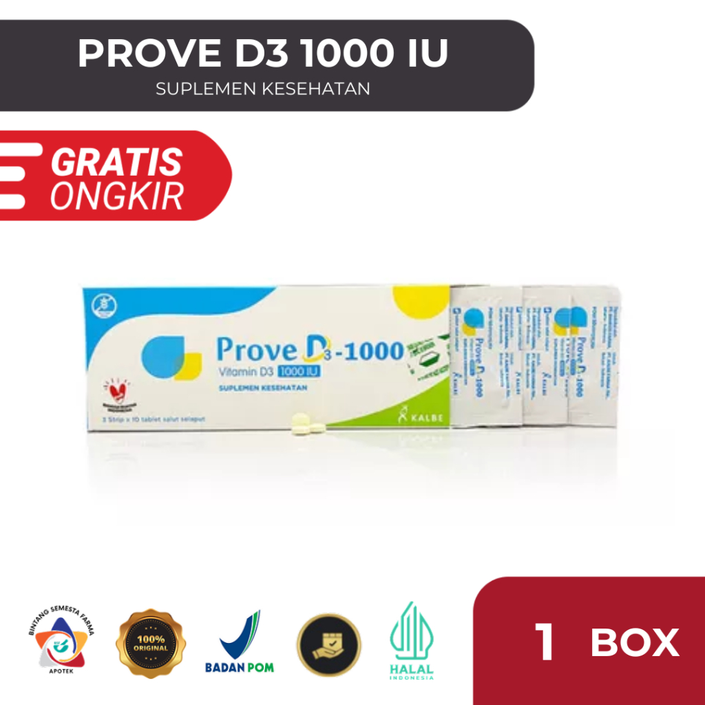PROVE D3-1000 IU / Vitamin D3 1000 IU BOX