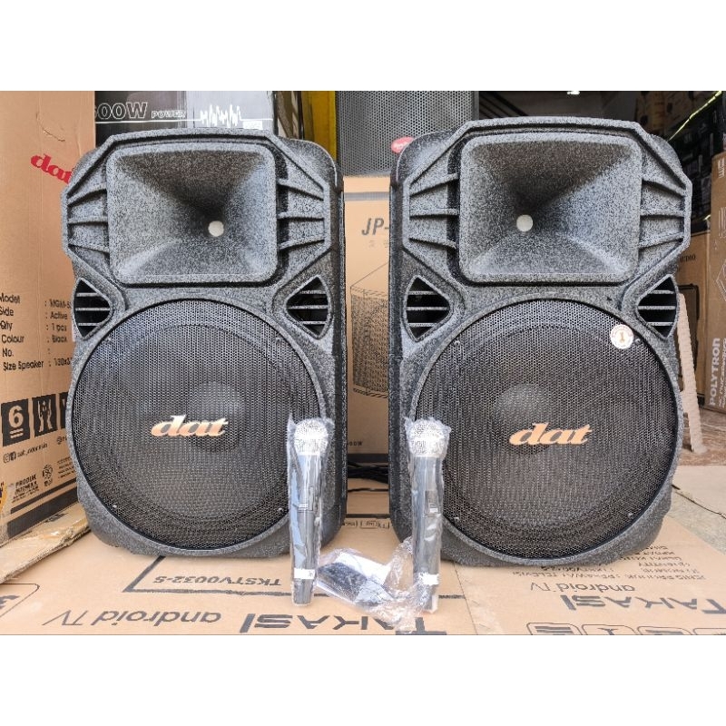 speaker dat 15 inc sepasang aktif dan pasif / speaker dat MK-15