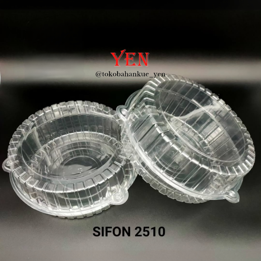 Mika Bolu Bulat Sifon Diameter 26 cm / Sunflower SF 2510 Tinggi 11 Cm / Mika Kue Bolu Bulat / Mika K