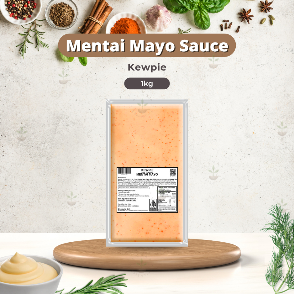 

Kewpie Cooking Sauce Mentai Mayo 1kg - Saus Mentai