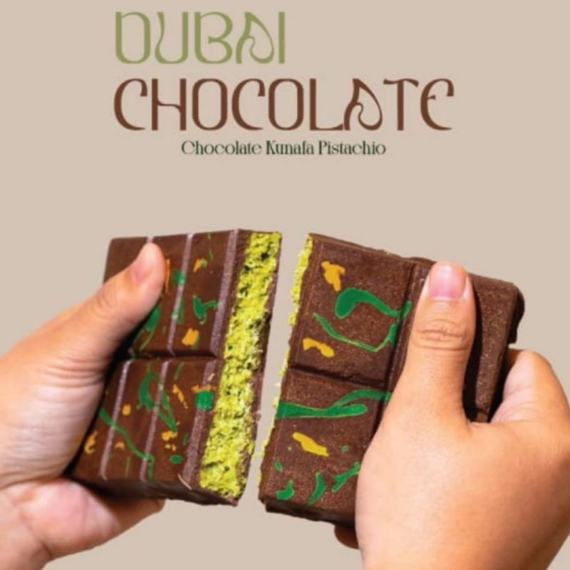 

COKLAT DUBAI PISTACHIO KUNAFE/CRISPY PISTACHIO KUNAFE/COKLAT PREMIUM BESAR