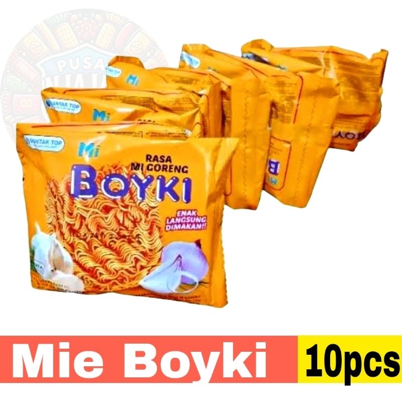 

Snack Jadul Mie Boyki Siap Makan Rasa Mi Goreng Renceng isi 10pcs