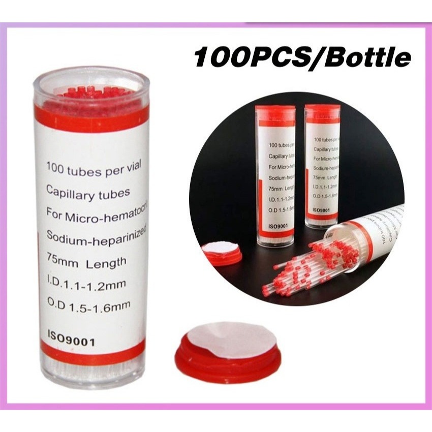 Pipet Kapiler / Per Botol / Pipet Kapiler isi 100 pcs