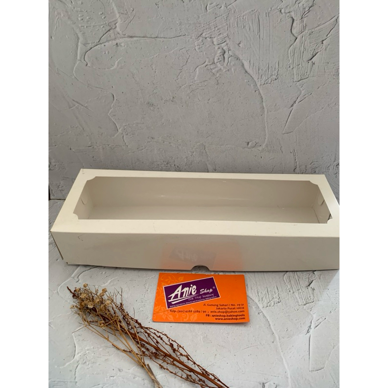 dus brownies mika ivory/box brownies tutup mika/dus brownies