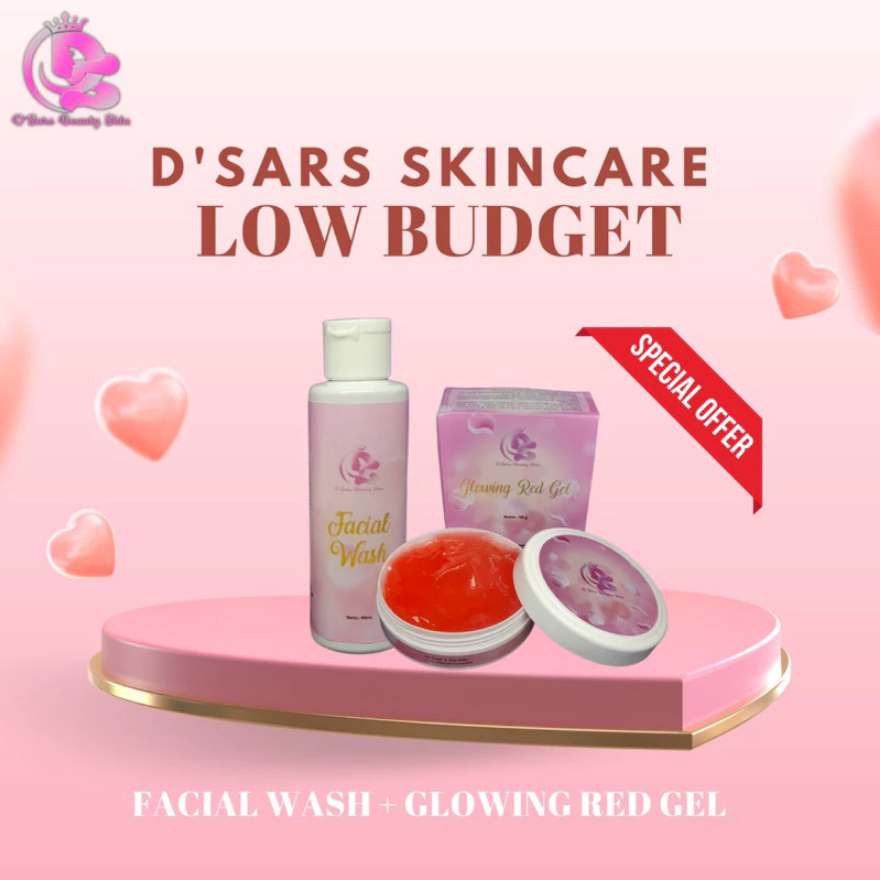 Dsars Skincare Facial wash + Dsars Glowing Red Gel by Dian Saraswati